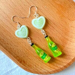 3D Earrings, Novelty Earrings, Drink Earrings